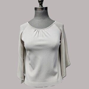 D. Exterior Blouse with Sheer sleeves